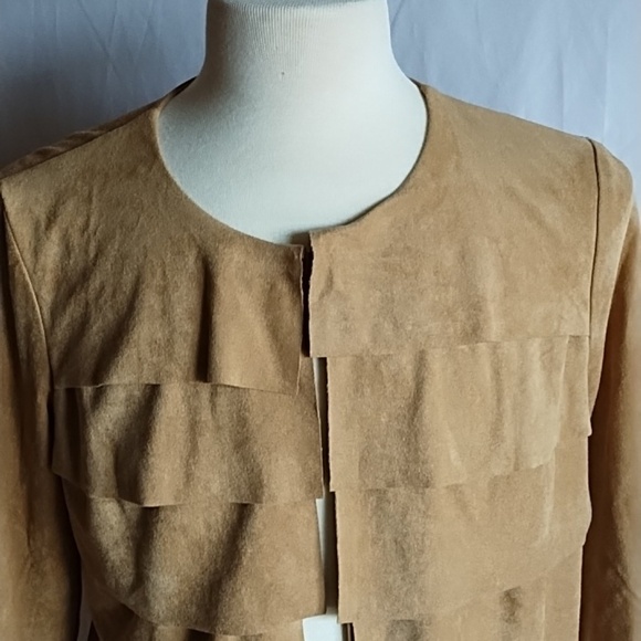 Travelers by Chicos open front jacket size 12/L - Picture 2 of 7